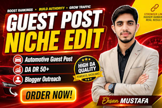 build high quality SEO backlinks for automotive car websites
