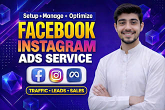setup social media marketing and ads for facebook instagram leads