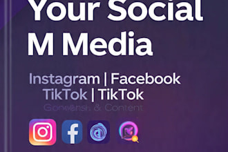 manage your social media and design engaging posts