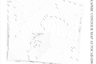 create topographic contour maps from survey points in autocad