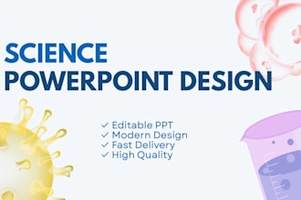 make professional science powerpoint presentation