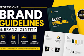 do minimalist corporate branding guide, brand identity and brand style guideline