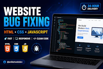 fix responsive website bugs and frontend issues