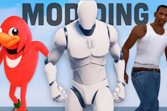 3d game mod, unity mods, unreal engine modding, for video game