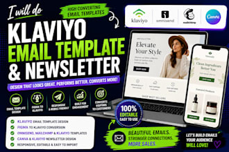 canva figma to klaviyo omisend mailchimp, brevo email design canva newsletter