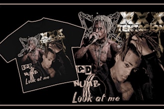 create custom vintage bootleg raster t shirt design of your favorite idol
