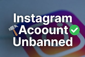 professional, restore instagram page, facebook page,ig profile unbanning issues