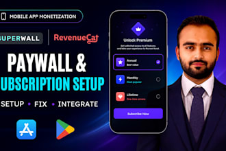 integrate superwall paywalls and revenuecat subscriptions in your mobile app