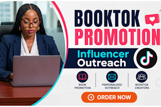 do booktok promotion and influencer outreach for authors