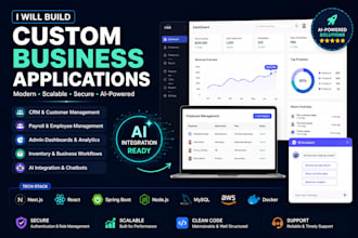 develop custom CRM, payroll and business web applications