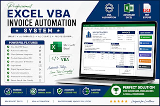 build automated custom excel invoice generator with vba