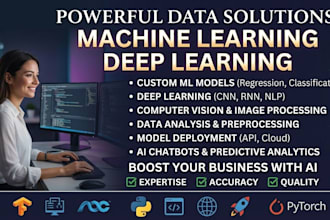 develop advanced machine learning and deep learning solutions