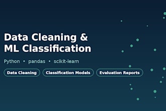 clean your data and build ml classification models with scikit learn