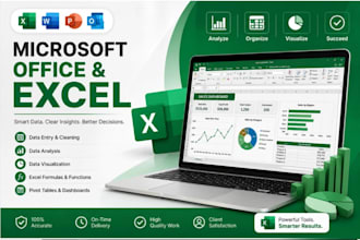your data analyst and tableau expert, excel, and bi business dashboards