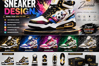 design trendy custom sneakers