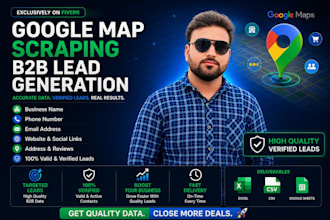 do google map scraping, b2b lead generation, email list building