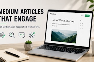 write engaging medium articles on any topic