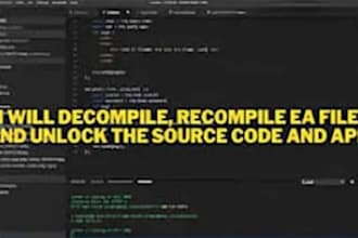 decompile your ea file unlock the source code remove license add security