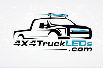 design a professional trucking, transport, logistics, and towing truck logo
