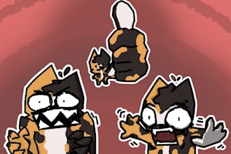 draw emotes of your oc