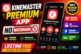 sell kinemaster premium video editing app