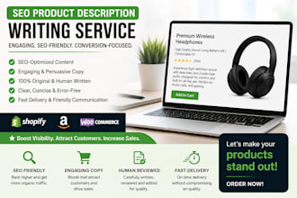write SEO product descriptions for your online store