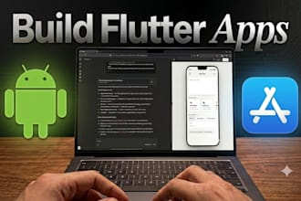 develop flutter app for android ios using firebase and dart
