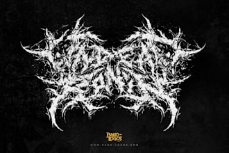 design a logo for your rock or metal band