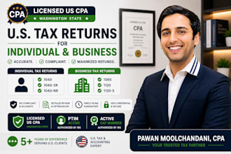 prepare and review US tax returns as a licensed US CPA