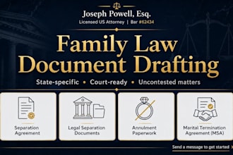 prepare your complete legal separation court documents