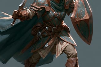 fantasy dnd character illustration