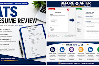 create an ats friendly resume and CV