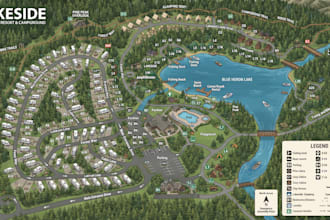 create custom campground maps, rv park maps, and campsite layouts