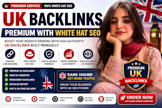 build UK backlinks premium with white hat SEO manually