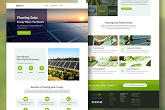 build solar company website, solar panel  installation website, solar website