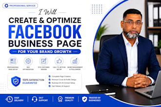 create and optimize a professional facebook business page for your brand