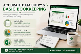 do professional bookkeeping, accounting, and financial reporting