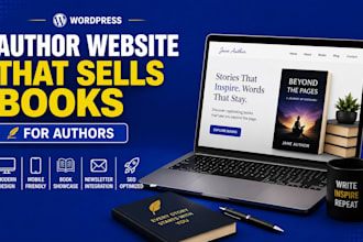 design author website book author website ebook website author landing page