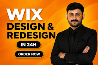 design a professional wix website or redesign wix website