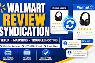 set up walmart review syndication