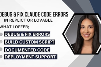 debug and fix your claude code errors in replit or lovable