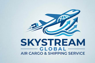 design an air cargo and shipping service logo