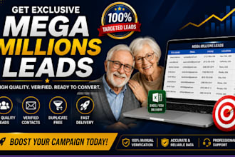 provide fresh mega millions leads ready for conversion