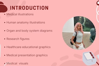 design  medical, anatomy and scientific illustrations