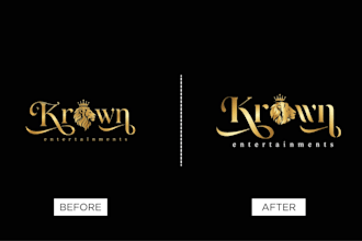 vectorize, redesign, upscale, and fix your ai generated logo in 12 hrs