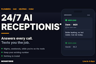 set up an ai voice receptionist that answers calls 24 7