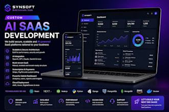 custom ai powered saas development