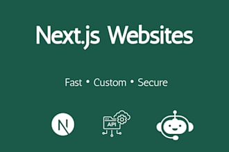 redesign website with nextjs with email integration and hosting setup