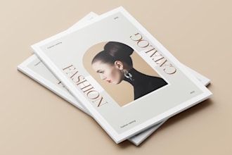design digital product catalog, fashion catalogue, lookbook, sell, linesheet
