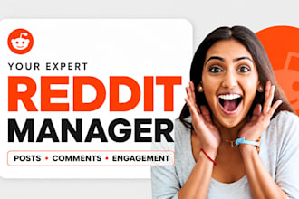 be your certified reddit seo post manager and content creator for your business
